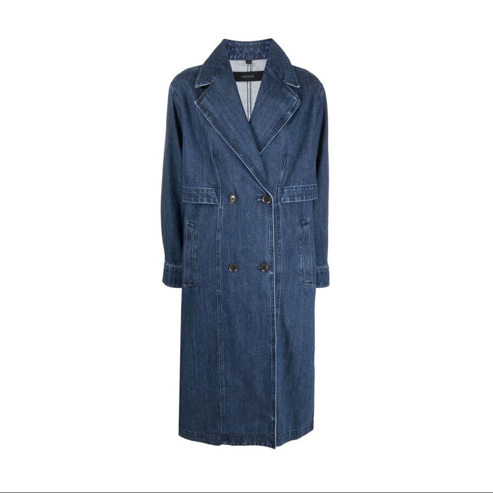 J Brand denim trench coat